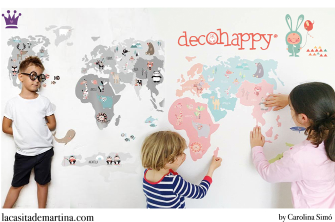 Vinilos infantiles, vinilos decorativos, decohappy, Blog Moda Infantil, La casita de Martina