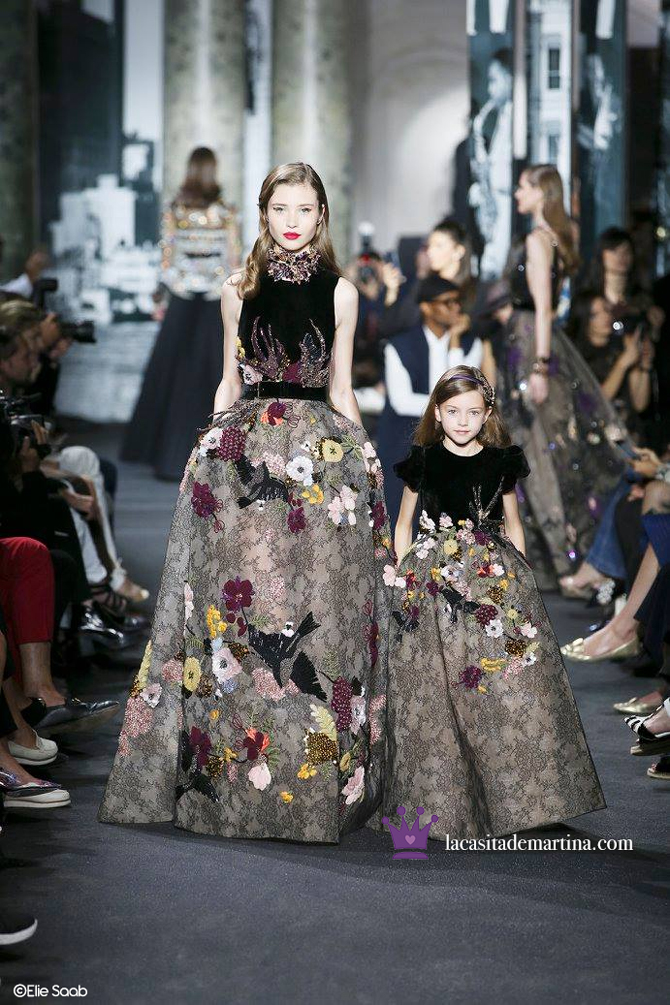 Elie Saab, Desfiles Paris, Blog de Moda Infantil, La casita de Martina, Moda Infantil, Kids wear