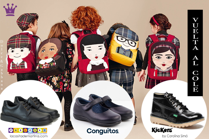 Calzado para uniformes, Zapatos vuelta al cole, Moda Infantil, La casita de Martina, Conguitos Calzado para uniformes, Zapatos vuelta al cole, Moda Infantil, La casita de Martina, Conguitos