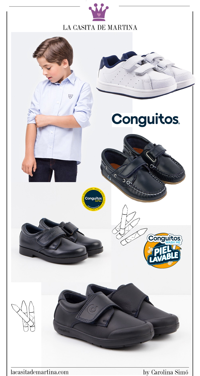 Calzado para uniformes, Zapatos vuelta al cole, Moda Infantil, La casita de Martina, Conguitos Calzado para uniformes, Zapatos vuelta al cole, Moda Infantil, La casita de Martina, Conguitos