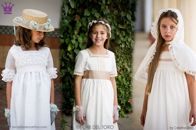 Vestidos de Comunion 2017, Vestidos de Comunion baratos, Trajes de Comunion 2017, Blog de Comuniones, La casita de Martina, Pilar del Toro