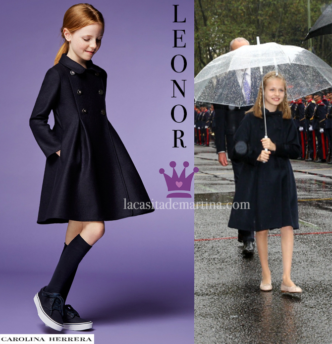 Abrigos de Leonor y Sofia dia de la Hispanidad, Marca ropa Leonor y Sofia, Blog de Moda Infantil, La casita de Martina, 3