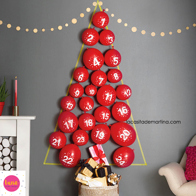 Calendario de Adviento, Decoracion Navidad, Blog de Moda Infantil, La casita de Martina, Carolina Simo Calendario de Adviento, Decoracion Navidad, Blog de Moda Infantil, La casita de Martina, Carolina Simo
