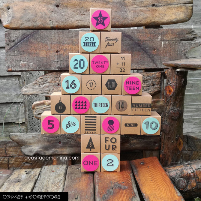 Calendario de Adviento, Decoracion Navidad, Blog de Moda Infantil, La casita de Martina, Carolina Simo Calendario de Adviento, Decoracion Navidad, Blog de Moda Infantil, La casita de Martina, Carolina Simo