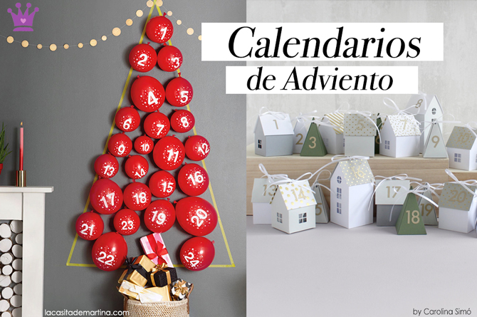 Calendarios de Adviento, Decoracion Navidad, Blog de Moda Infantil, La casita de Martina, Carolina Simo