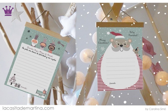 Carta para los Reyes Magos, Carta para Papa Noel, Decohappy, Blog de Moda Infantil, La casita de Martina