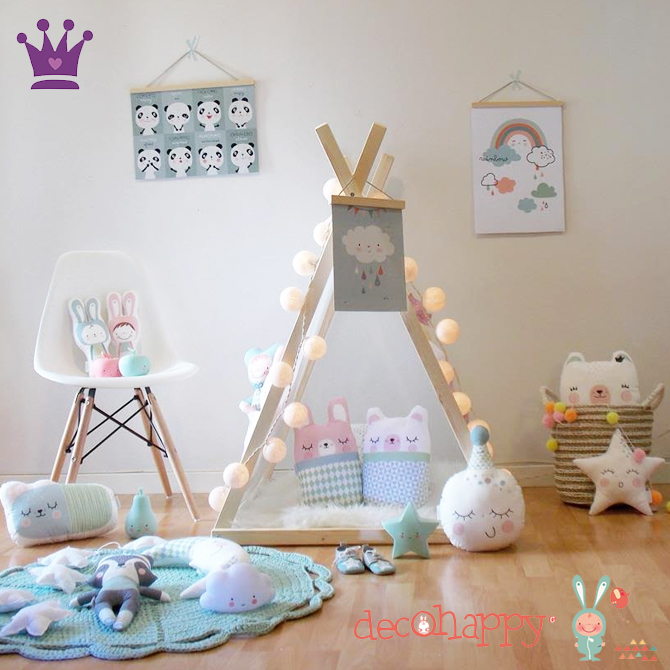 Vinilos Infantiles, Decoracion habitacion bebes, Habitaciones estilo nordico, Decohappy, La casita de Martina, Blog de Moda Infantil