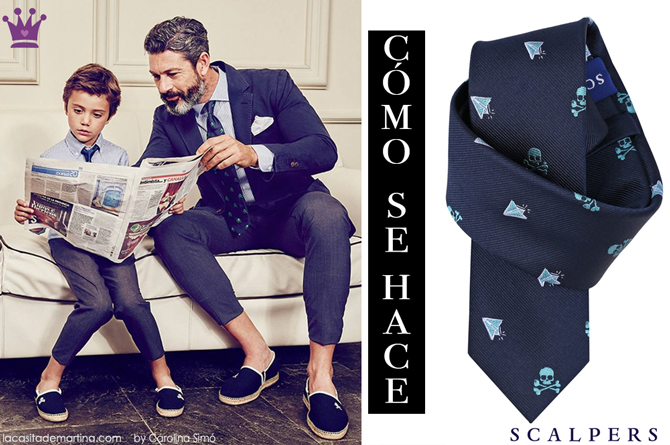Como hacer el nudo de la corbata, corbatas para ninos, blog de Moda Infantil, Scalpers