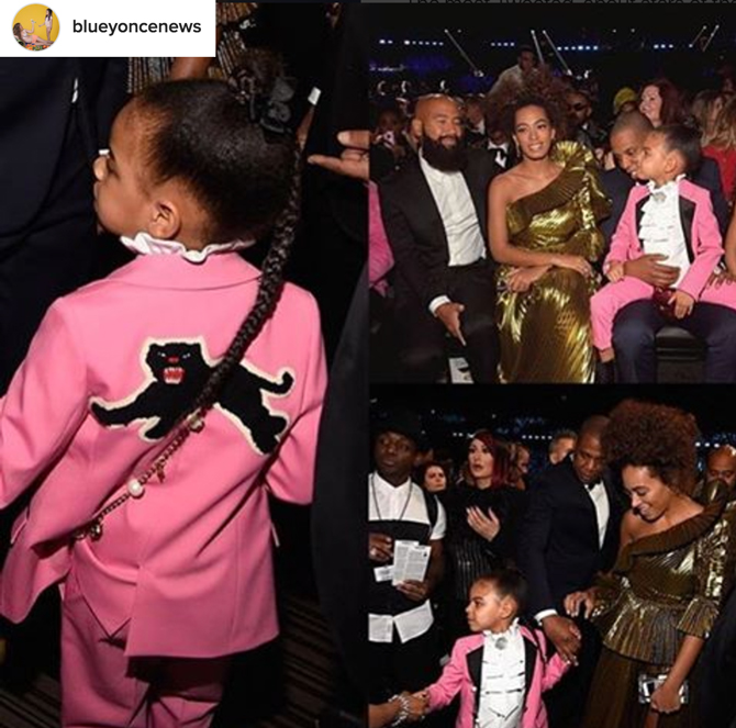 Gucci, Beyonce premios Grammy, bolso Blue Ivy Gucci, Blog de Moda Infantil, La casita de Martina, 3