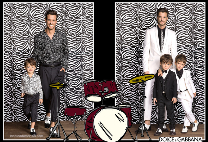 Dolce Gabbana, Moda Infantil, Minime, vestir como mama, La casita de Martina Dolce Gabbana, Moda Infantil, Minime, vestir como mama, La casita de Martina