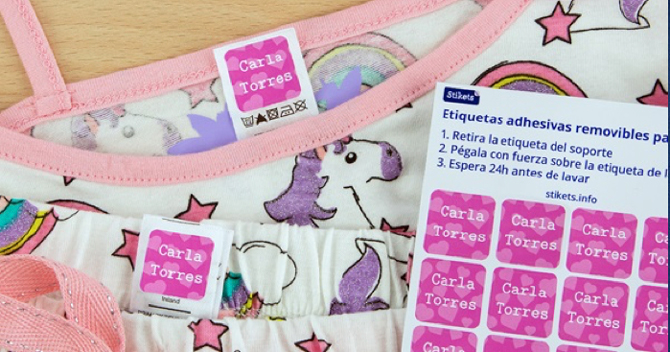 Etiquetas para marcar la ropa, Etiquetas para zapatos, Pulseras nombre, Stikets, 4 Etiquetas para marcar la ropa, Etiquetas para zapatos, Pulseras nombre, Stikets, 4