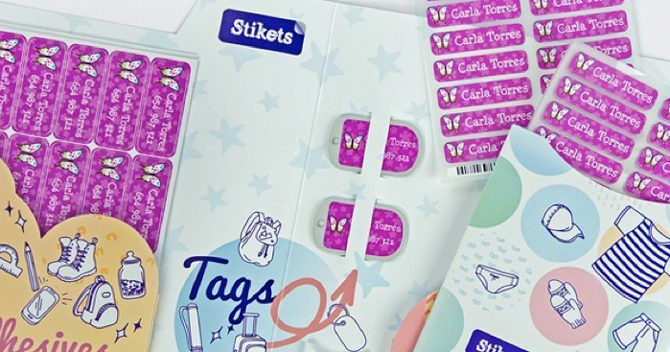 Etiquetas para marcar la ropa, Etiquetas para zapatos, Pulseras nombre, Stikets, 9 Etiquetas para marcar la ropa, Etiquetas para zapatos, Pulseras nombre, Stikets, 9