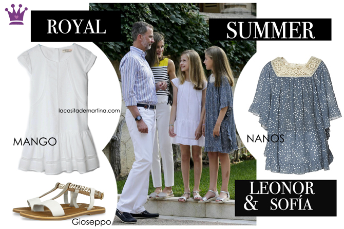 Marca vestidos Leonor y Sofia en Palma, Princesa Leonor, Infanta Sofia, Blog Moda Infantil, La casita de Martina, Nanos, Mango, Gioseppo