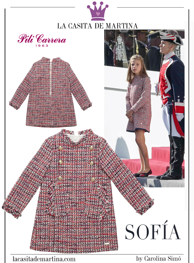 Vestido princesa Leonor, Marca vestido infanta sofia, Blog de moda infantil, La casita de Martina, marcas de ropa leonor y sofia