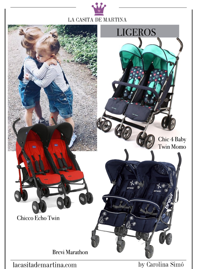 Cochecitos gemelares, silla gemelares, blog puericultura, moda infantil, la casita de martina Cochecitos gemelares, silla gemelares, blog puericultura, moda infantil, la casita de martina