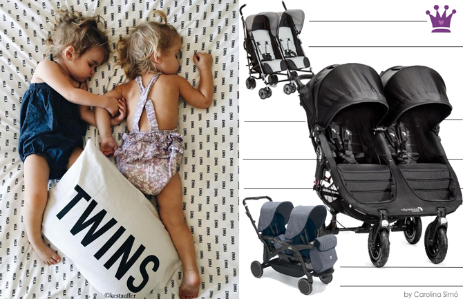Cochecitos gemelares, silla gemelares, blog puericultura, moda infantil, la casita de martina Cochecitos gemelares, silla gemelares, blog puericultura, moda infantil, la casita de martina