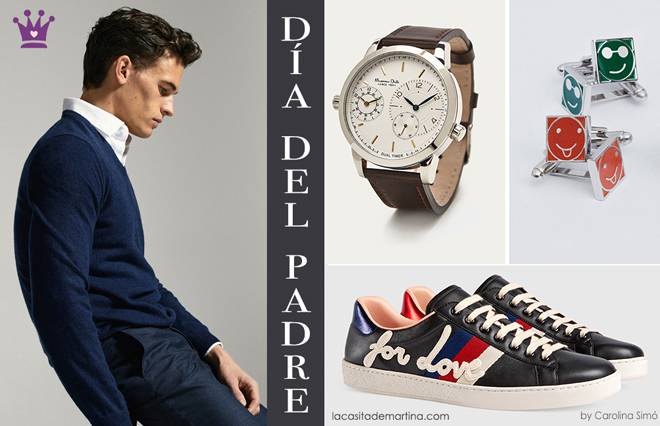 Regalos originales dia del padre, relojes hombre, gemelos originas, la casita de martina