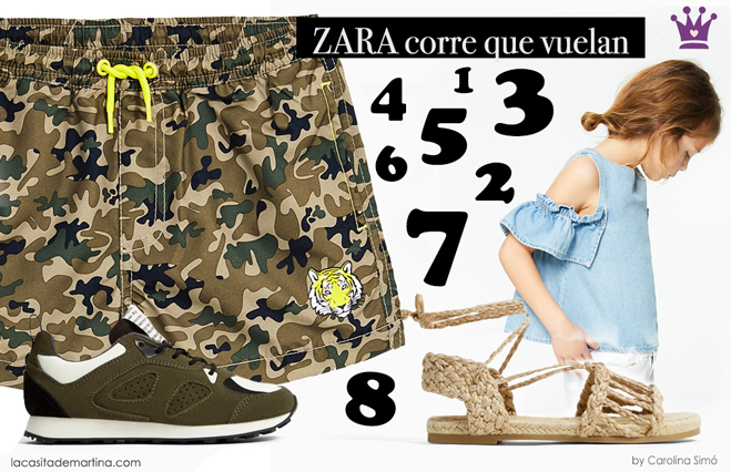 Zara moda infantil, los mas vendidos de Zara, Blog de moda infantil, kids wear, la casita de Martina