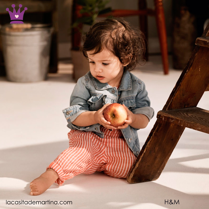 Blog de Moda Infantil, Ropa infantil, tendencias moda infantil, cazadora vaquera, La casita de Martina, HM