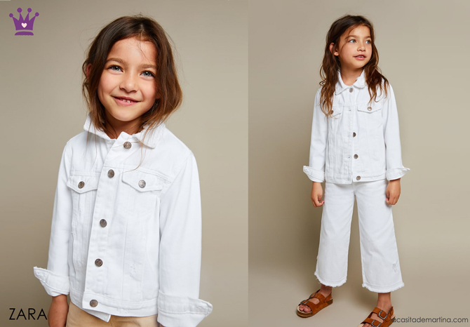 Blog de Moda Infantil, Ropa infantil, tendencias moda infantil, cazadora vaquera, La casita de Martina, Zara kids