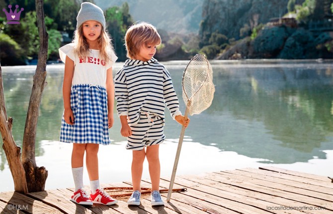 Blog de moda infantil, vestido de rayas, estilo marinero, marcas moda infantil, la casita de martina, HM