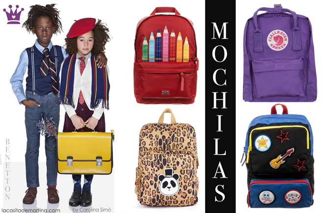 Mochilas, vuelta al cole, blog moda infantil, la casita de martina