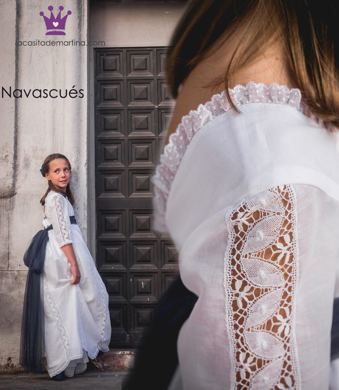 Vestidos comunion 2019, trajes comunion Navascues, Blog Comuniones, La casita de Martina, 3