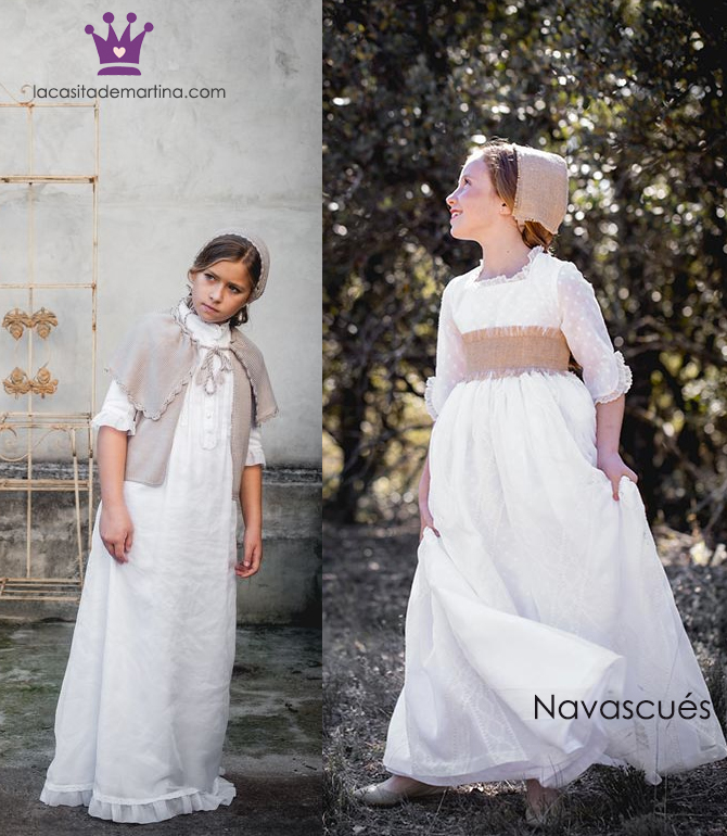 Vestidos comunion 2019, trajes comunion Navascues, Blog Comuniones, La casita de Martina, 2