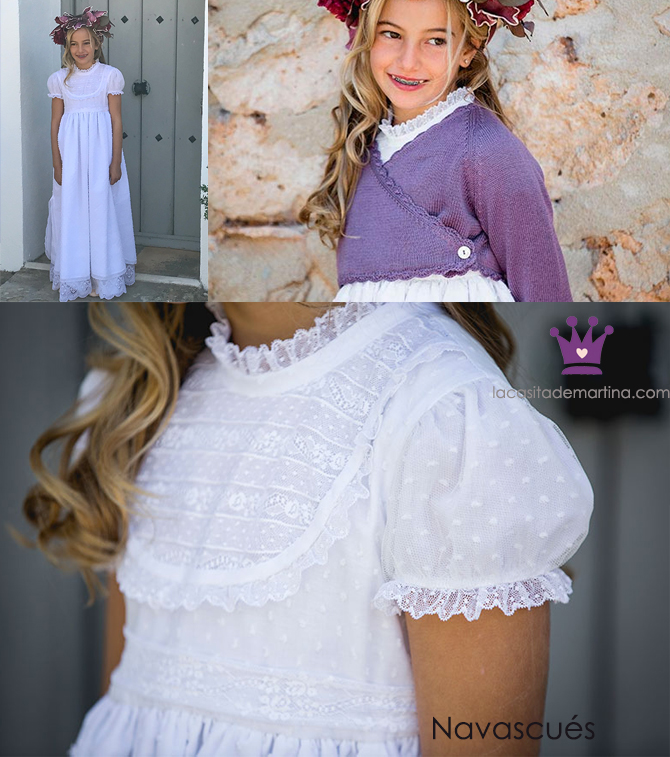 Vestidos comunion 2019, trajes comunion Navascues, Blog Comuniones, La casita de Martina, 1