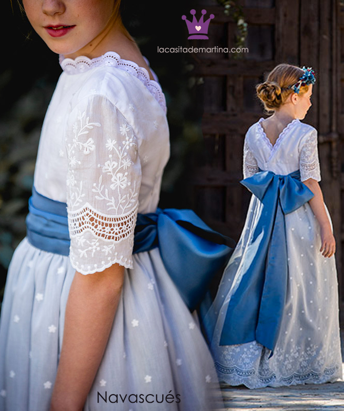 Vestidos comunion 2019, trajes comunion Navascues, Blog Comuniones, La casita de Martina, 