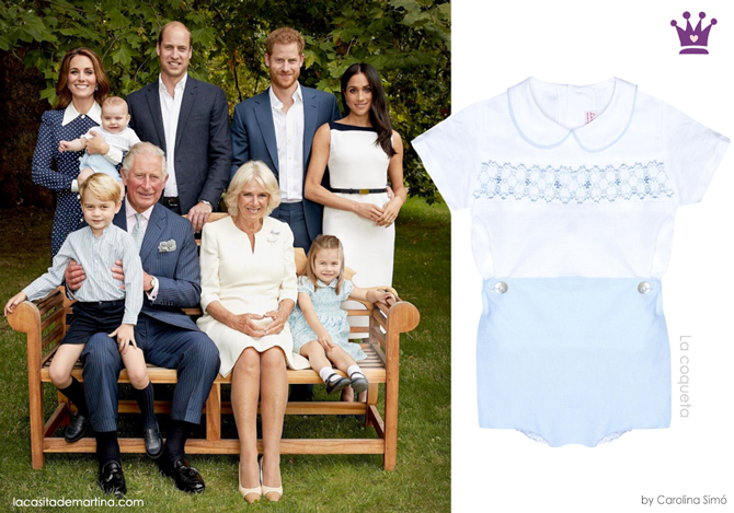 marca de la ropa de Charlotte, George, Louise de Inglaterra, royal family, la casita de martina, ropa de los principes