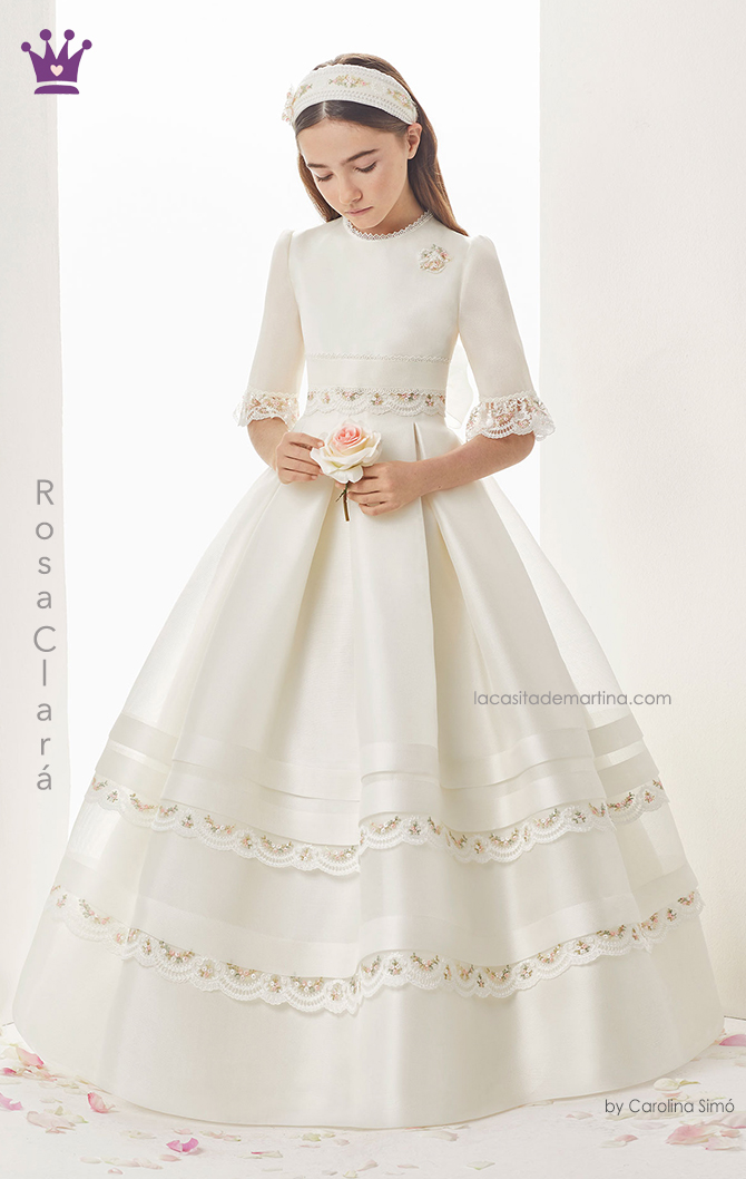 Vestidos de Comuni n 2019 ROSA CLAR La casita de Martina