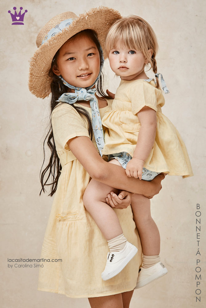 Blog moda infantil, la casita de Martina, Carolina Simo, Bonnet a Pompon, vestidos nina