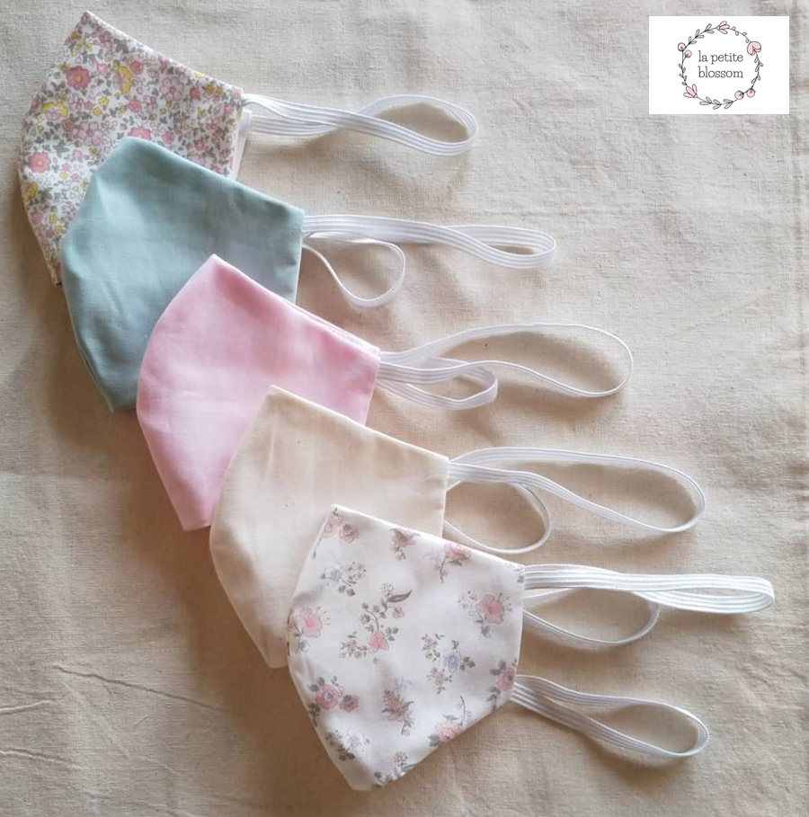 mascarilla infantil, mascarillas para ninos, blog moda infantil, la casita de martina, La petitte Blossom