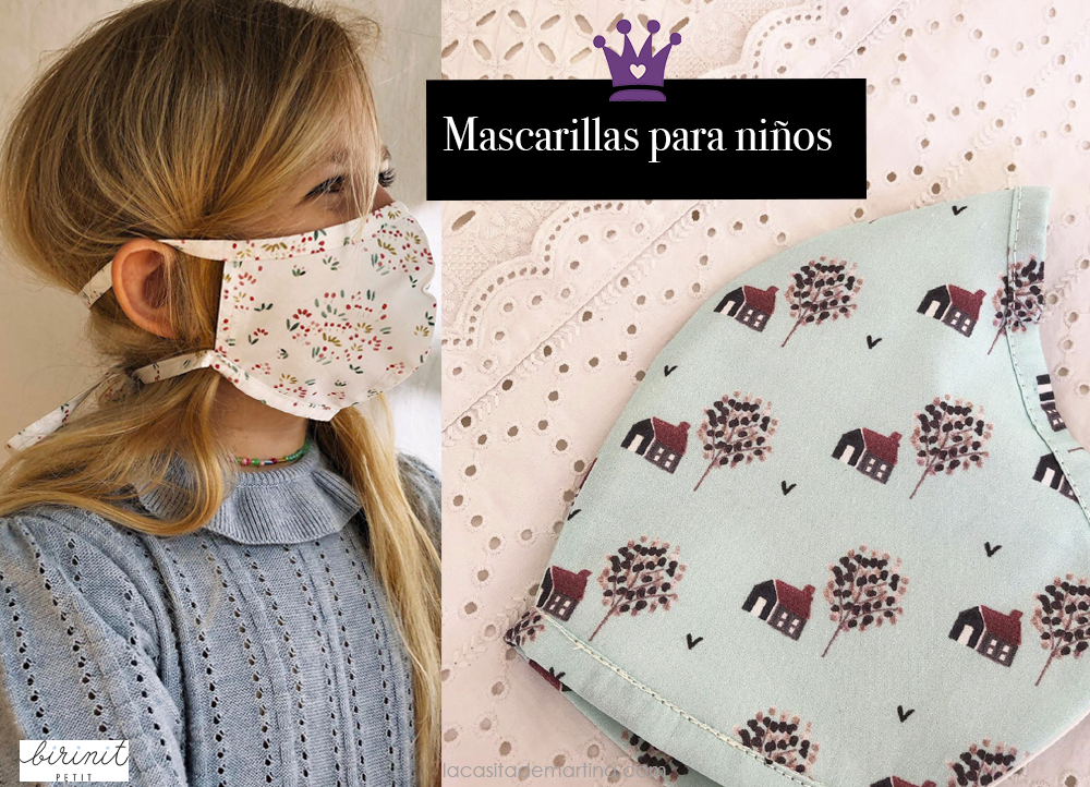 mascarillas para ninos, blog moda infantil, la casita de martina, Birinit Petit