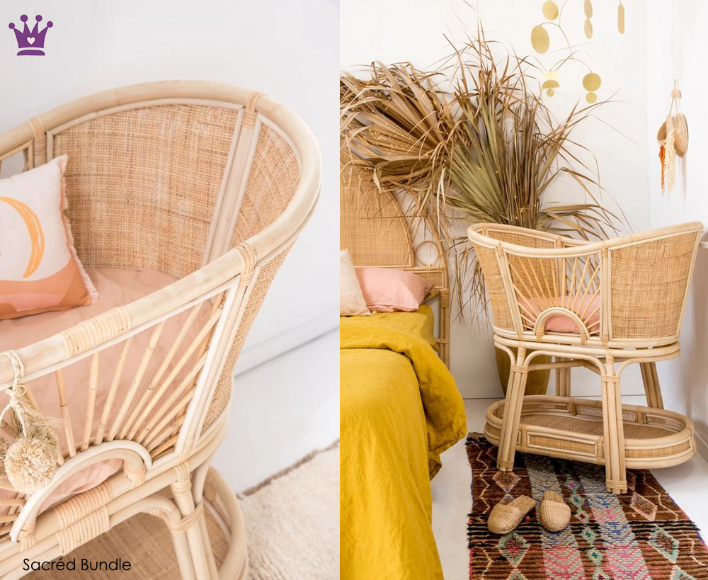 Cunas de mimbre, camas de mimbre, decoracion infantil, deco bebe, la casita de martina, 2