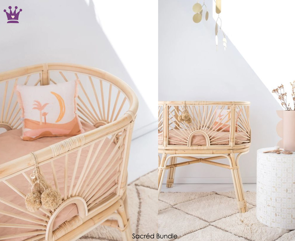 Cunas de mimbre, camas de mimbre, decoracion infantil, deco bebe, la casita de martina, 4