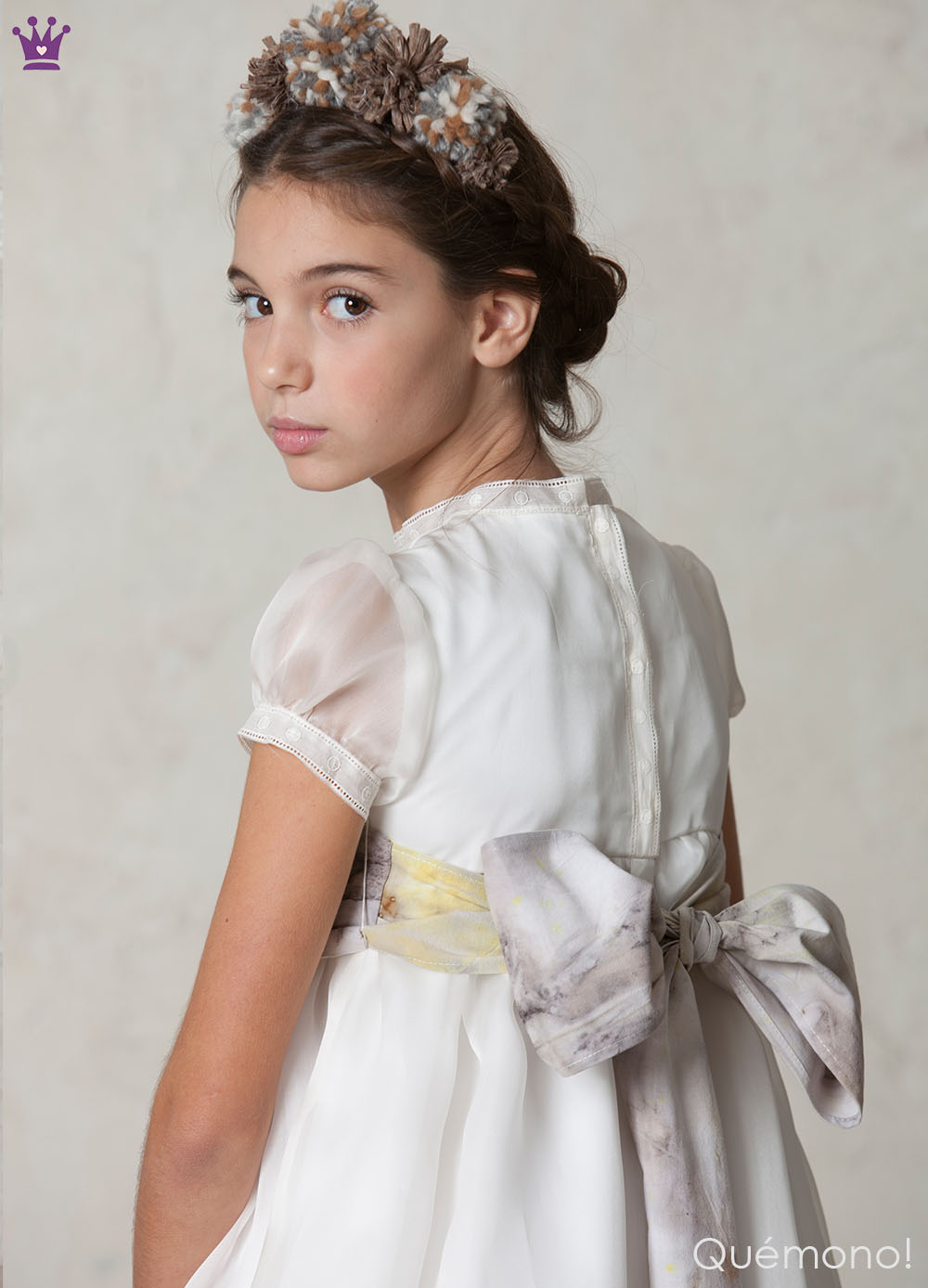Alternativas originales si no quiere un vestido de Comunión by Quémono
