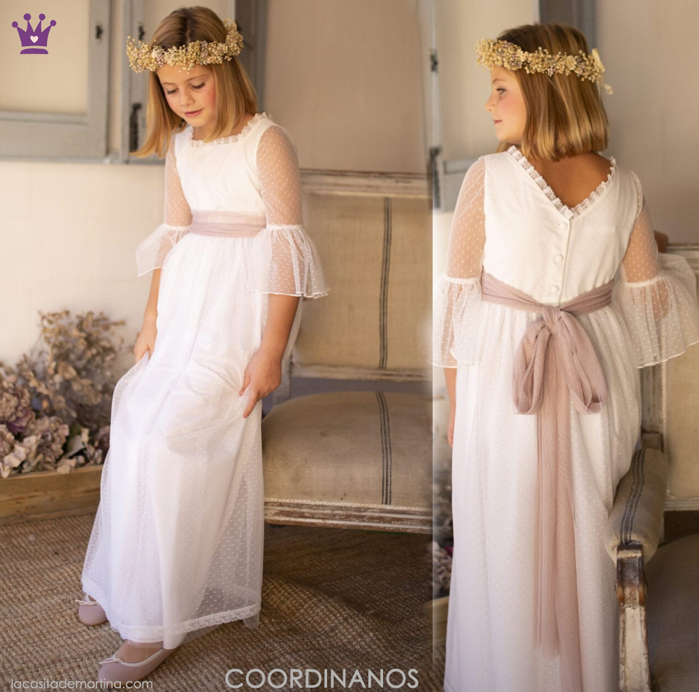vestidos comunion 2021, trajes de comunion, coordinanos, marca ceremonia, 4