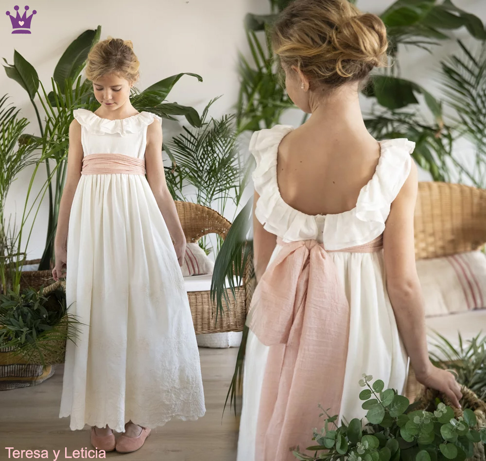 Vestidos de comunion on sale teresa y leticia