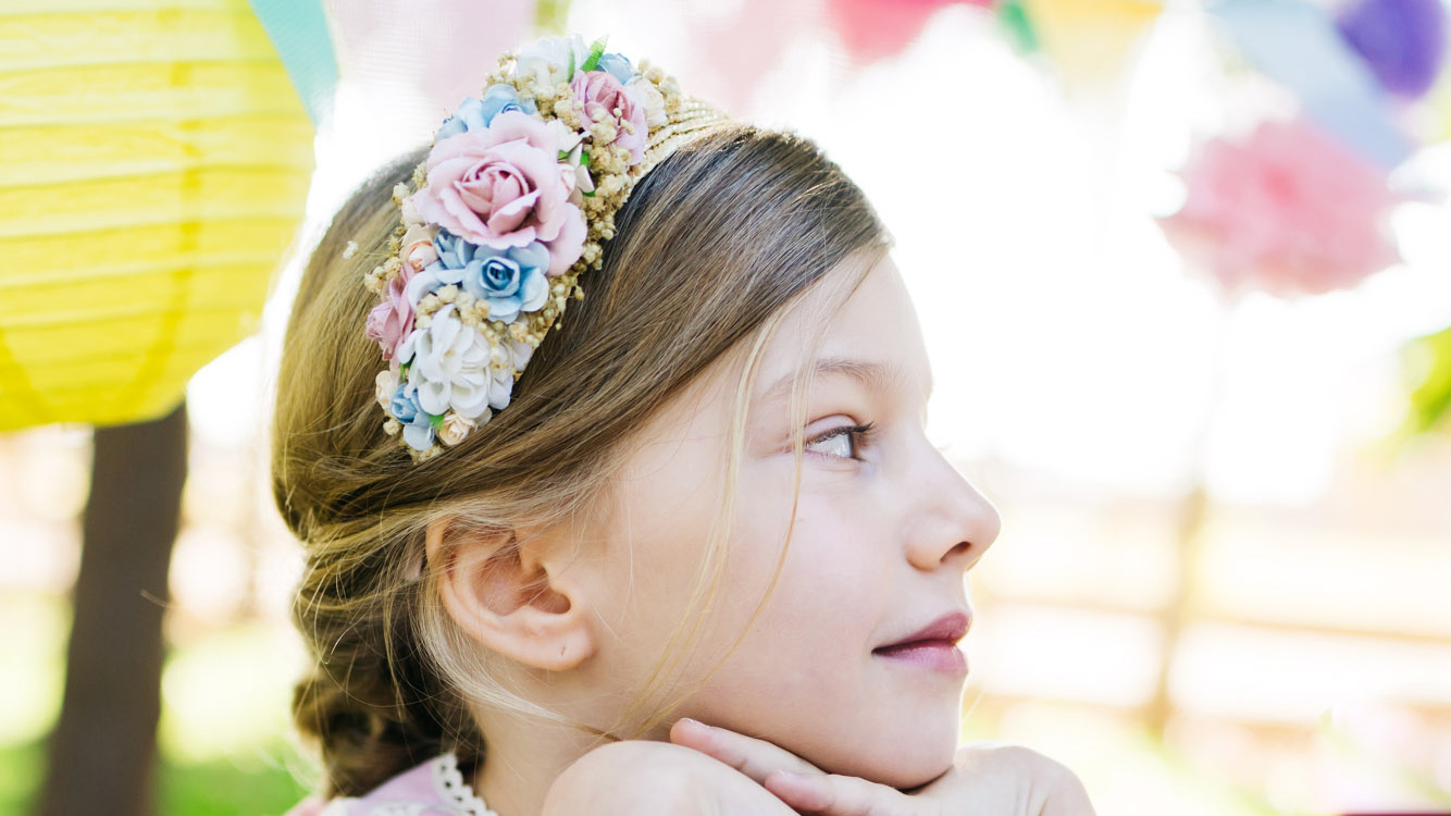 Complementos para el pelo comunion, Siena complementos, lazos para ninas, la casita de Martina, 3