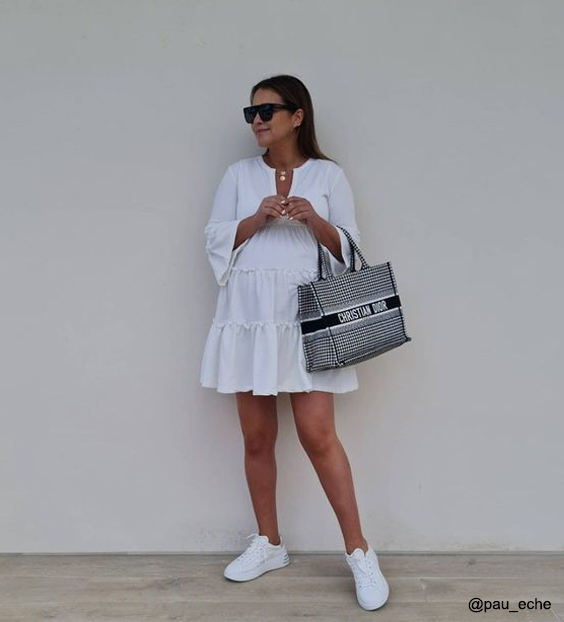 Paula Echevarria premama, paula echevarria embarazo, vestidos premama, ropa premama, ropa embarazada, 3