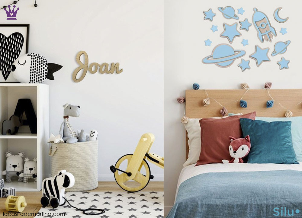 Silu, letras de madera, regalos originales, dinosaurio madera, blog moda infantil