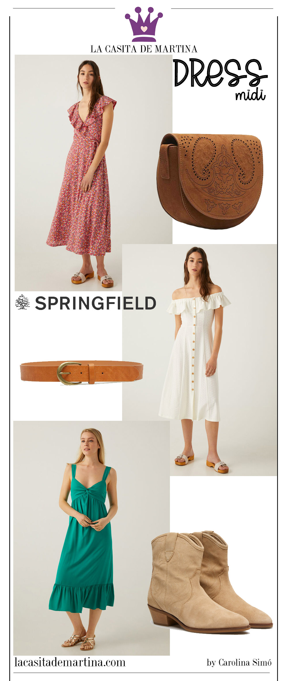 Springfield, vestidos mujer, blog de moda, tendencias, 2