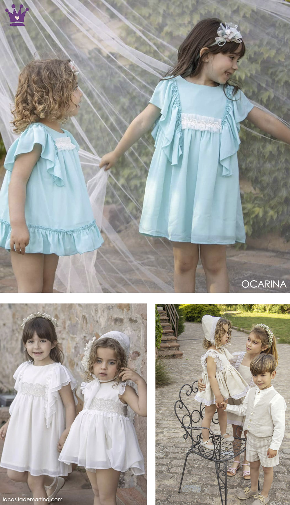 Ocarina moda infantil, vestidos comunion, trajes comunion, la casita de martina, 2
