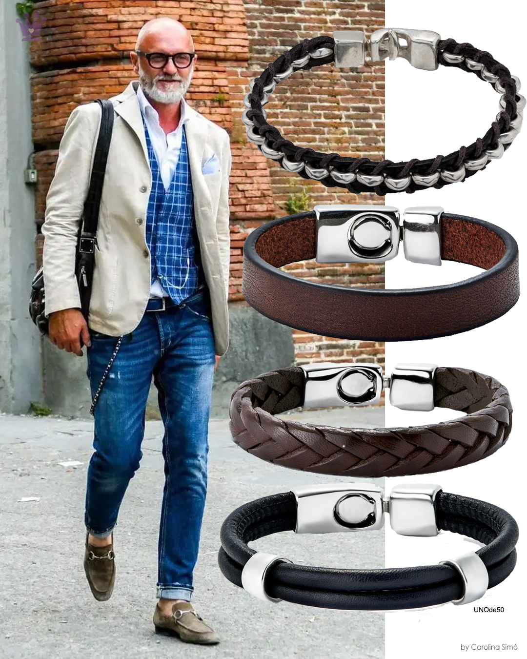 UNOde50, pulseras hombre, moda, tendencias